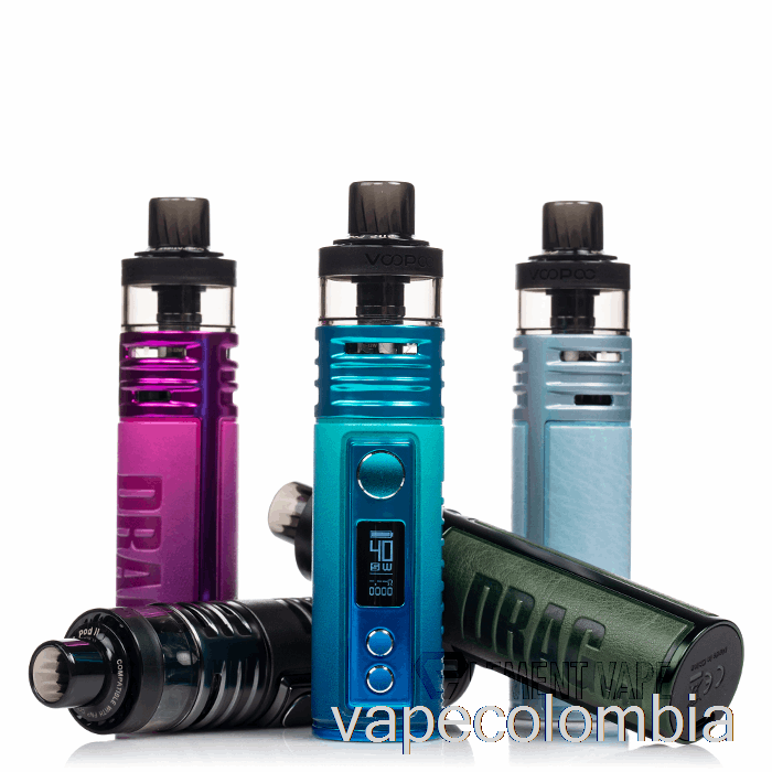 Vape Recargable Voopoo Drag H40 Pod Mod Kit Rosa